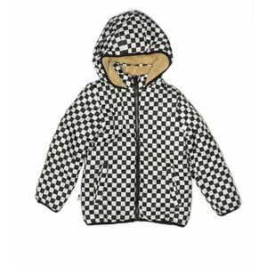 George Hats Checker Sherpa Lined Jacket Coat Size 6-7